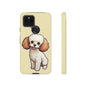 Cute Dog Phone Case, Pet Lover Gift, Custom Phone Cover, Cartoon Dog Case, Durable Phone Accessory