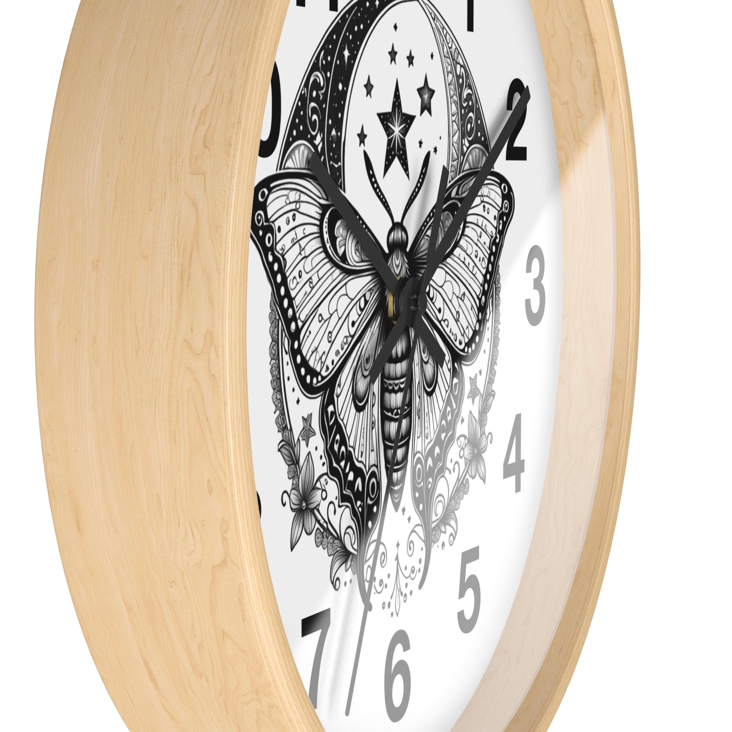 Wall Clock Butterfly