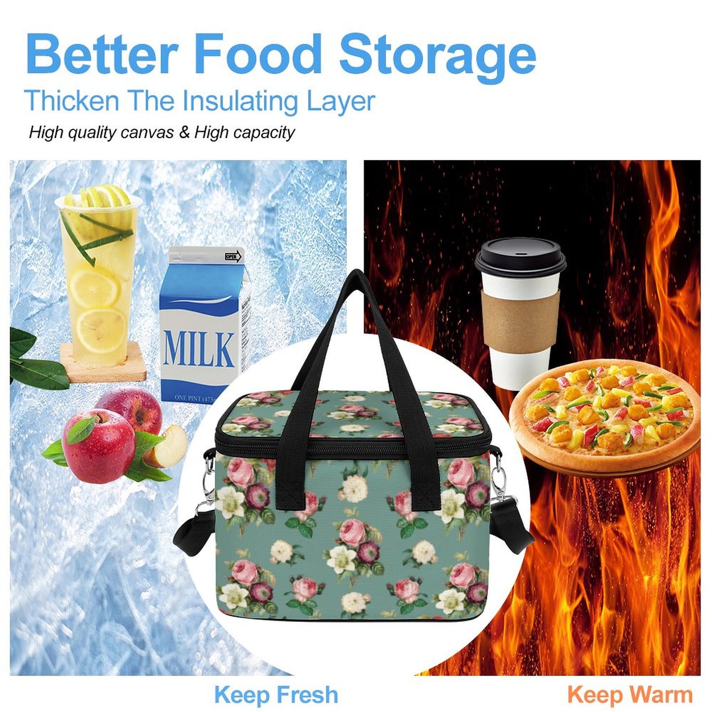 Portable Cooler Bag(All-Over Printing)