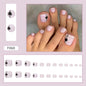 Pure desire French diamond flash ins wind sweet and cool hot girl press-on nails and Press-on toenails special fake nail manicure piece Press-on toenails nail｜365nails