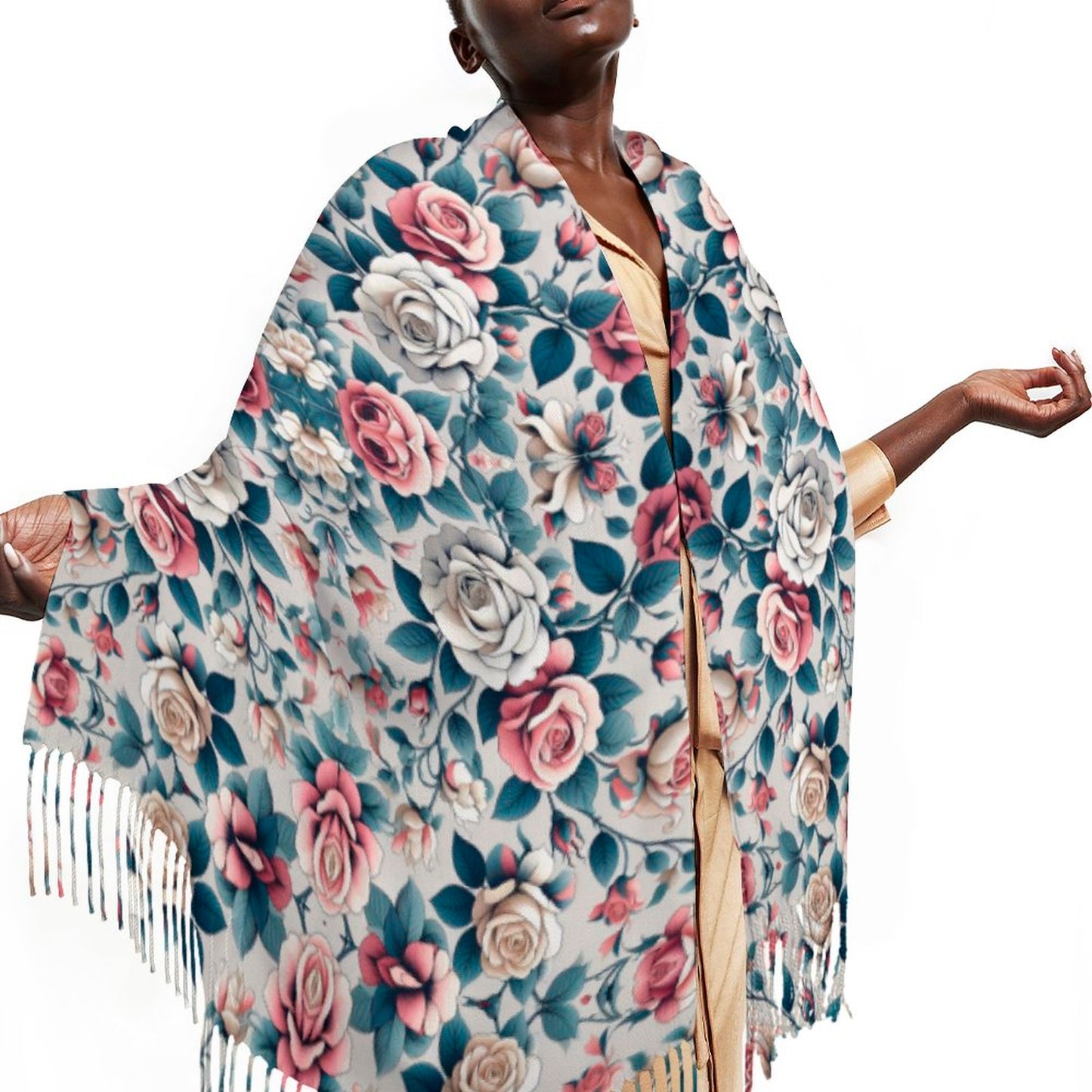 Cashmere-like Tassel Scarf