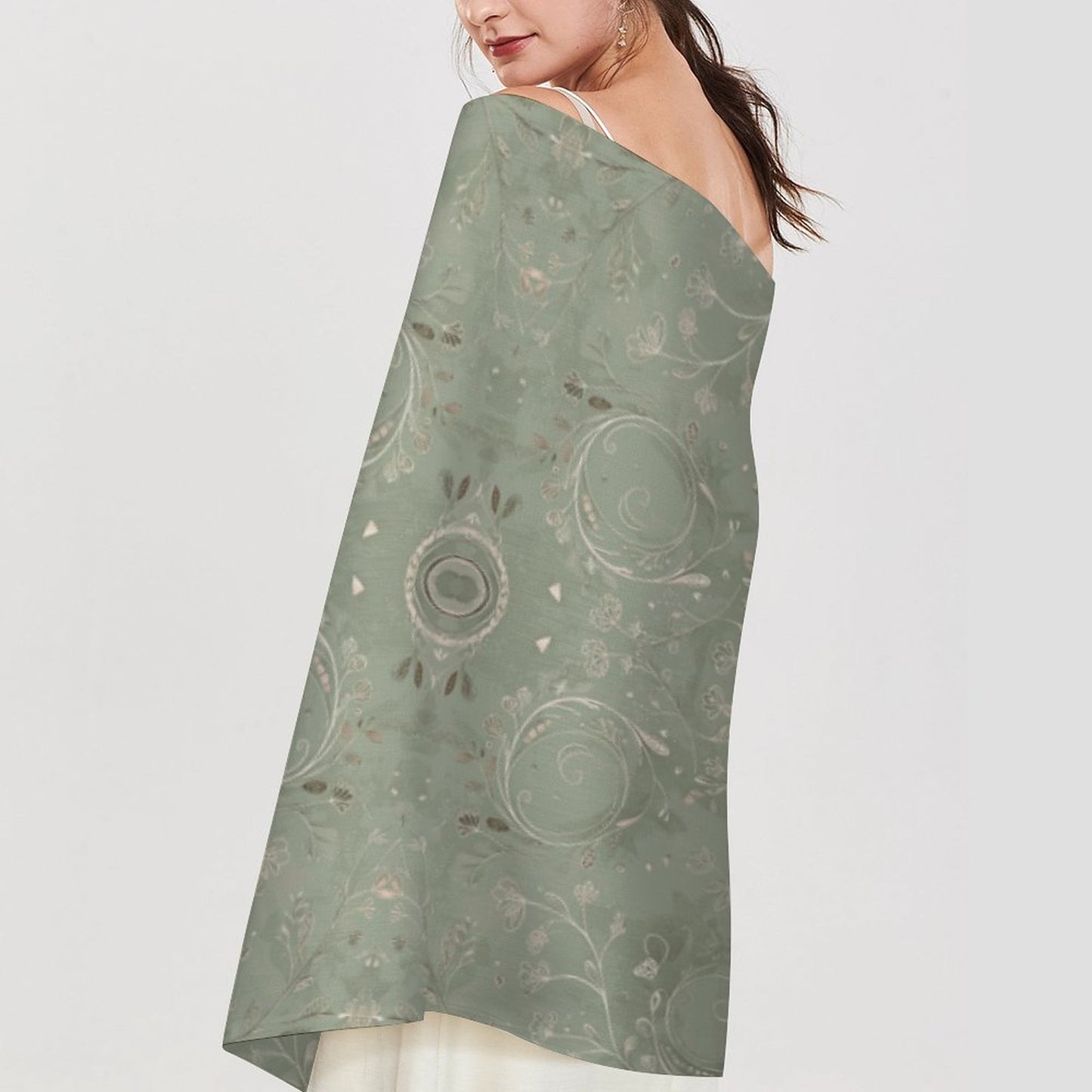 Cashmere-like Tassel Scarf