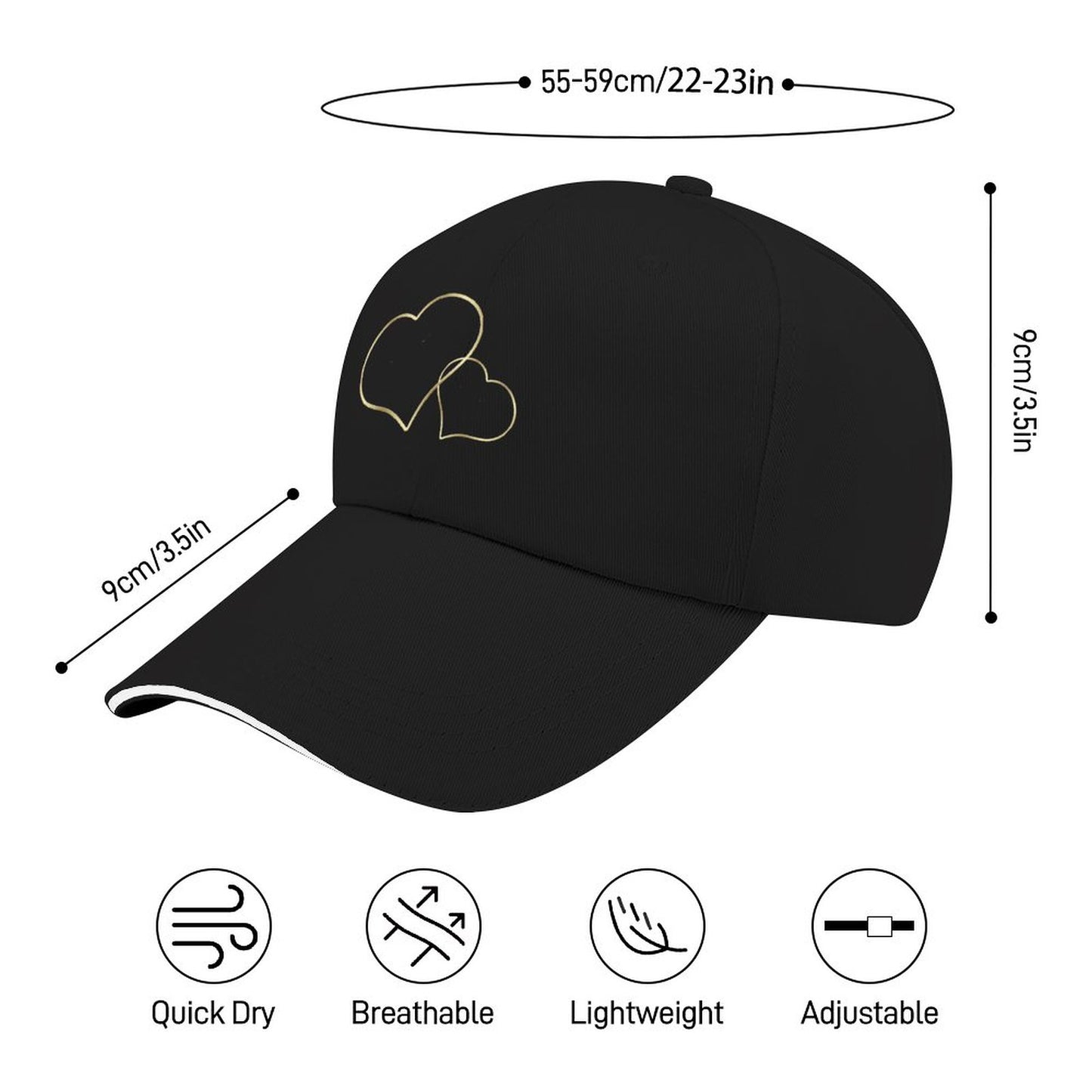 Baseball Cap for Hearts