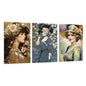 Vertical Framed Wall Art - Old Fashion Ladies