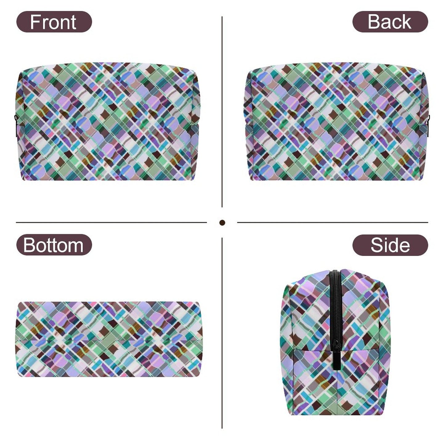 Square Makeup Bag
