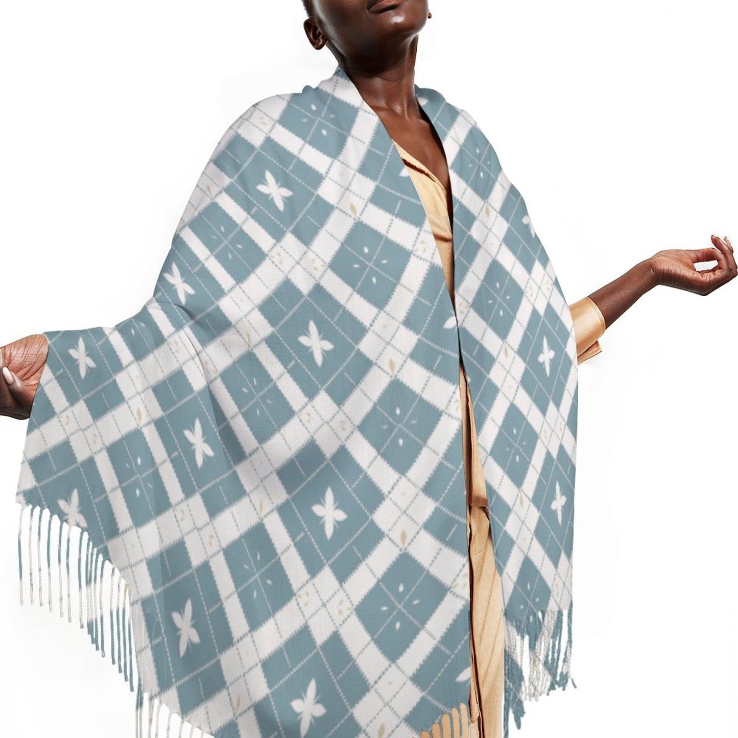 Cashmere-like Tassel Scarf