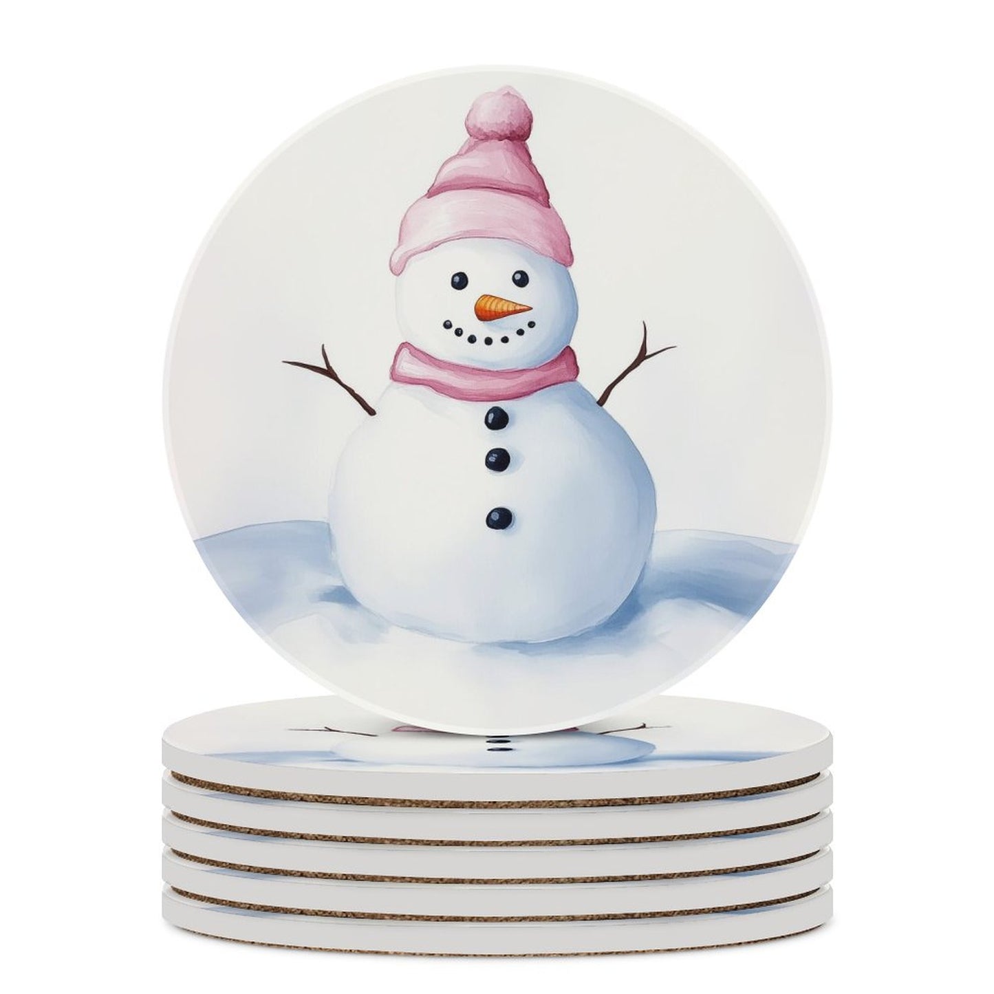 Round Ceramic Coaster