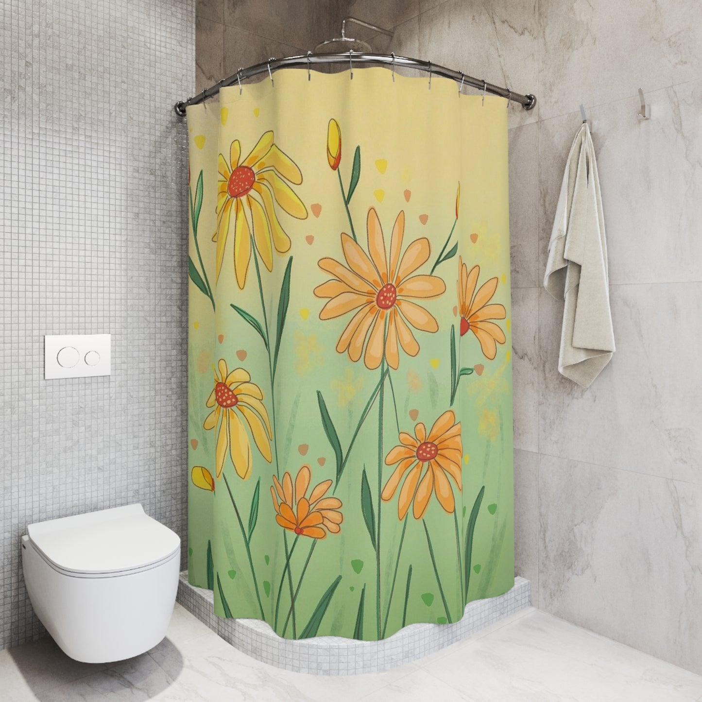 Cheerful Floral Shower Curtains | Bright Bathroom Decor | Spring Vibes, Gifts for Home, Boho Shower Decor, Bathroom Accessories, [...]