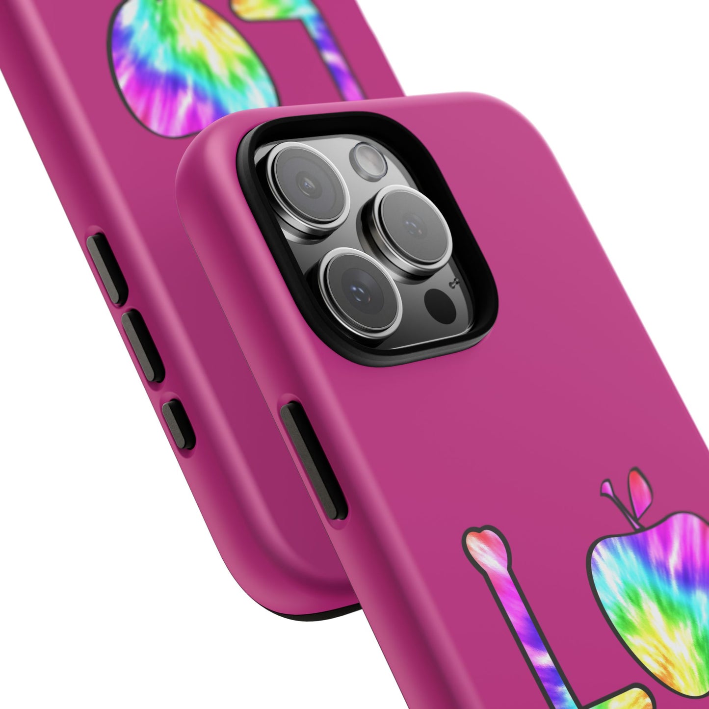 Colorful Love Phone Case, Tough Cases for iPhone, Cute Phone Accessory, Gift for Her, Summer Vibe Phone Cover