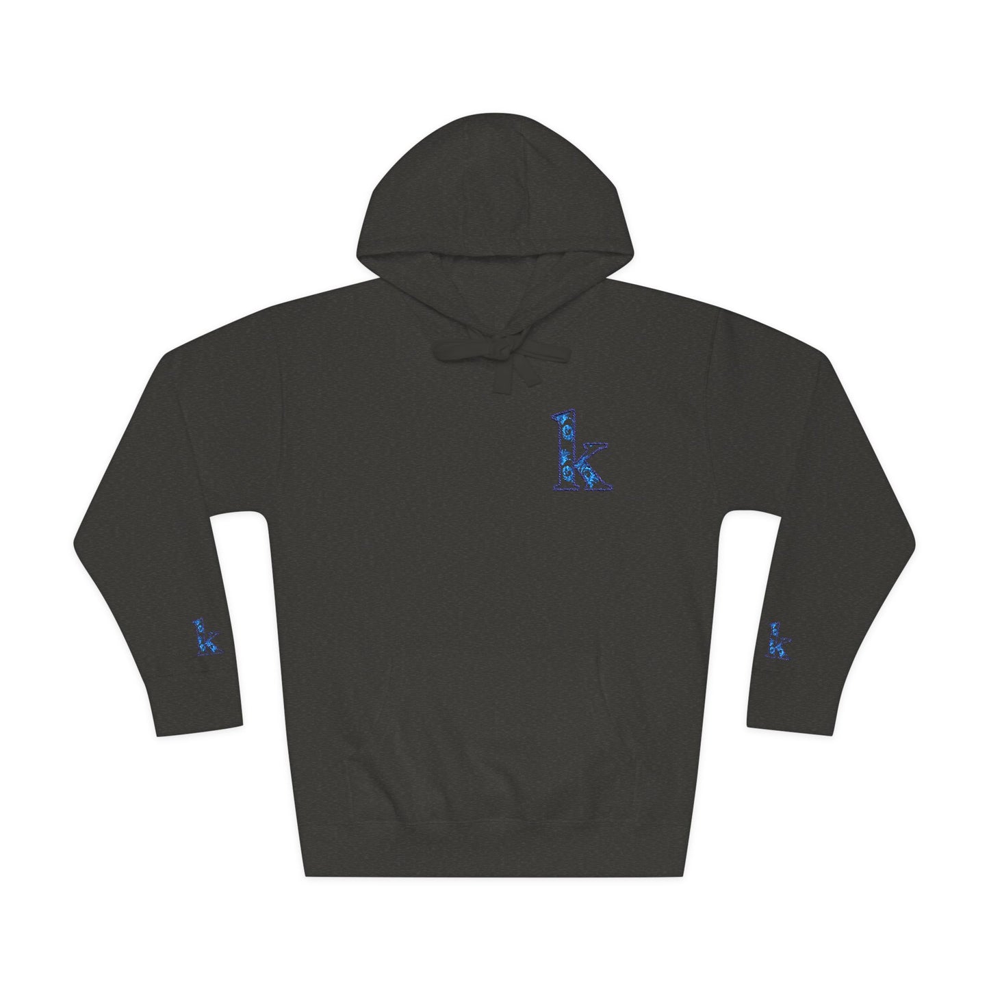 Cozy Floral Monogram Fleece Hoodie for Unisex - Perfect Gift for Birthdays, Valentine’s Day, Casual Wear, Adventure