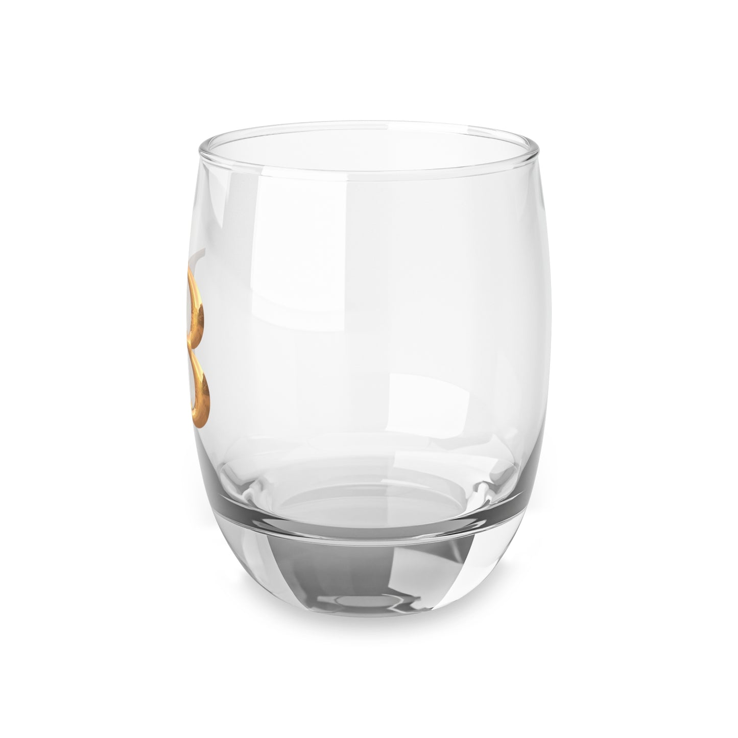 Personalized Whiskey Glass with Initial, Customized Barware Letter B