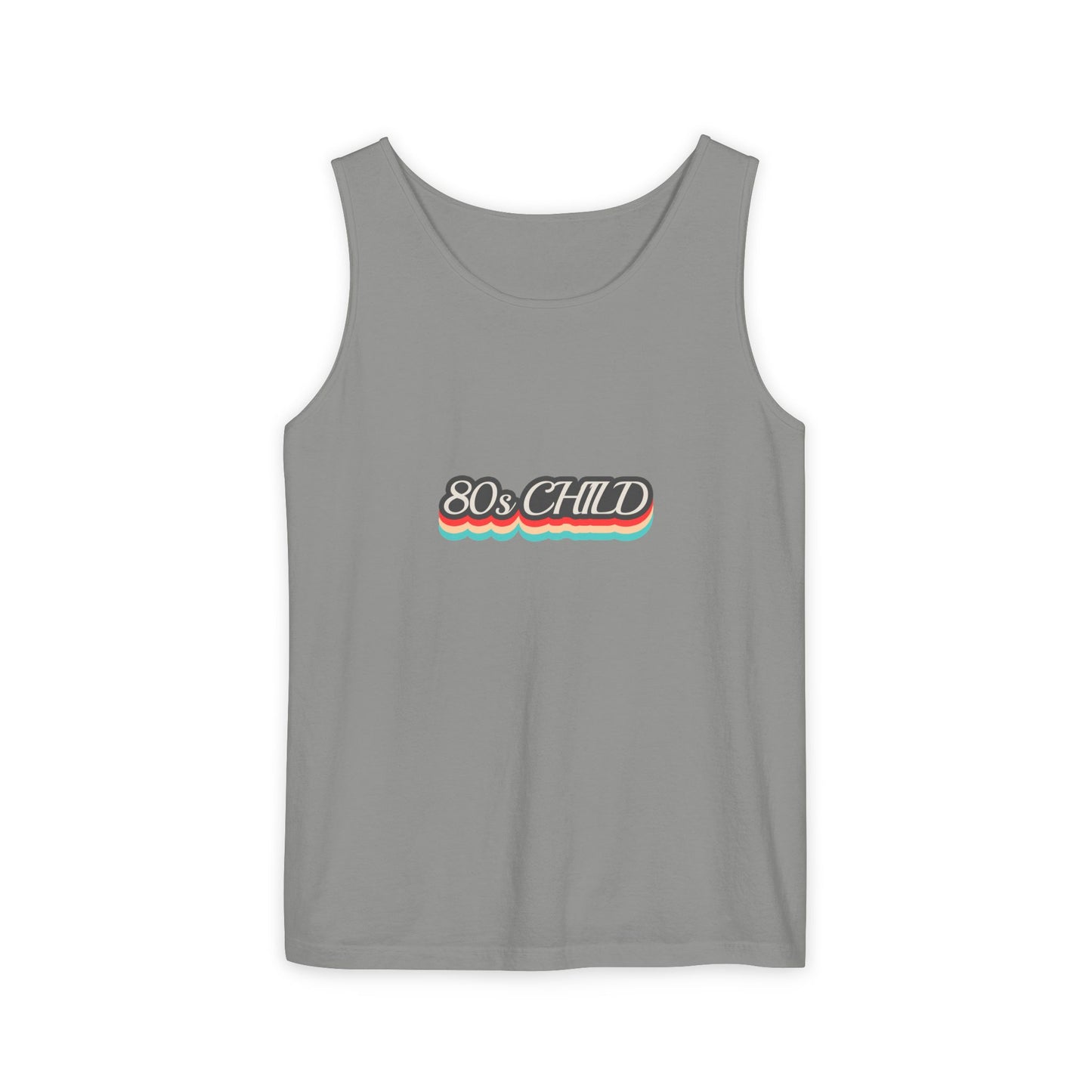 80s Child Unisex Tank Top | Retro Summer Wear, Vintage Style Shirt, Gift for 80s Lovers, Bohemian Fashion, Nostalgic Apparel