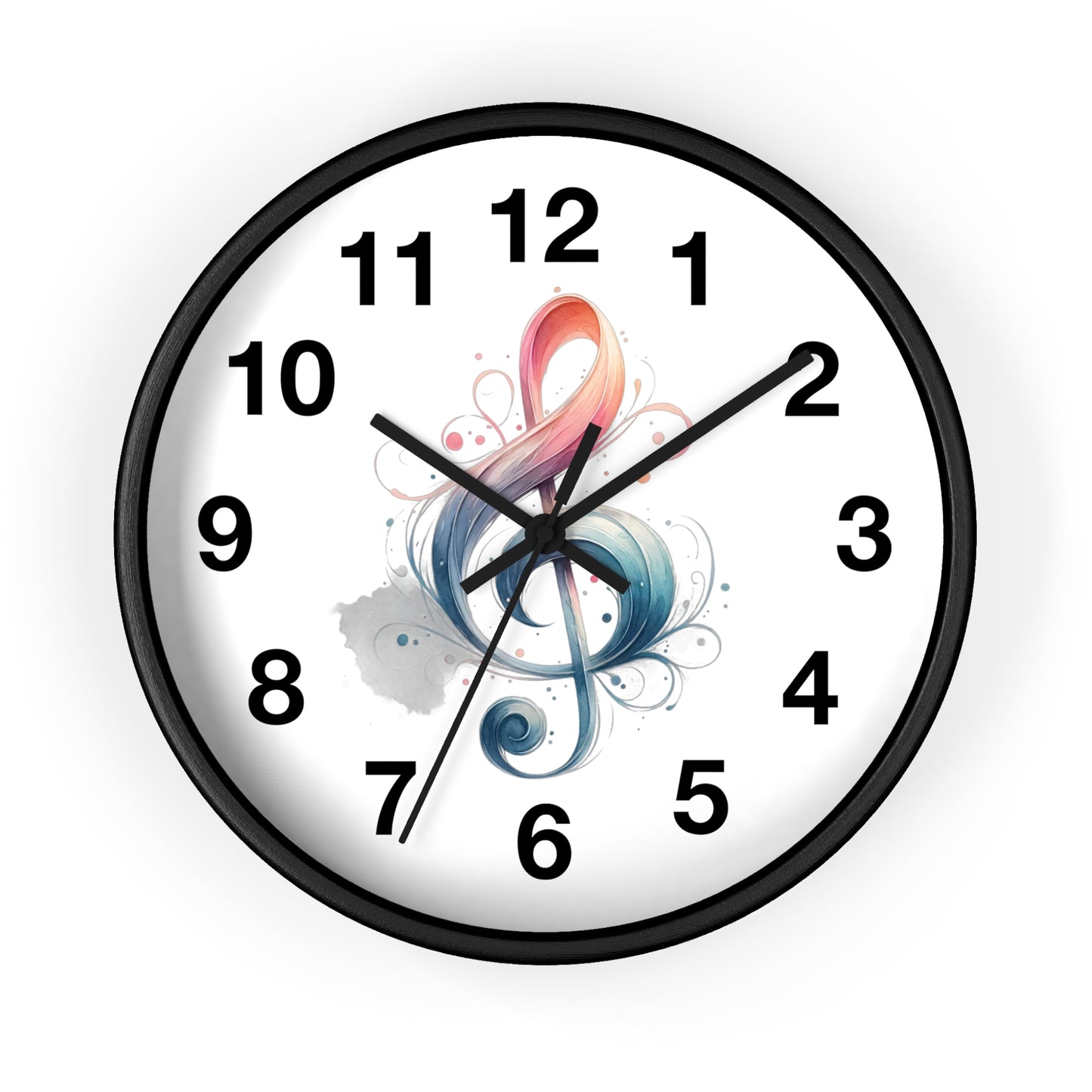 Wall Clock Musical note