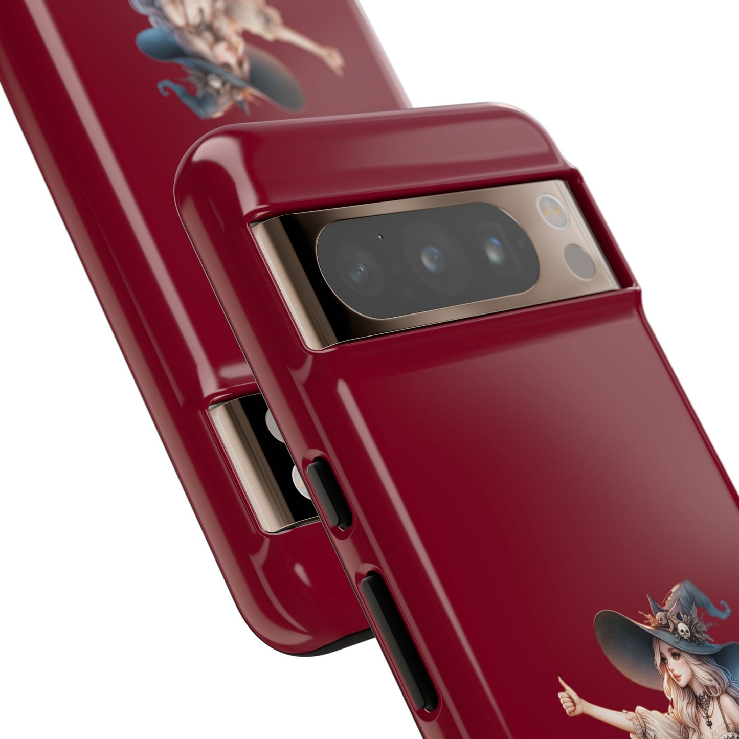 Witchy Phone Case - Magical, Durable - Halloween Gift, Cosplay Accessory, Cute Witch Design