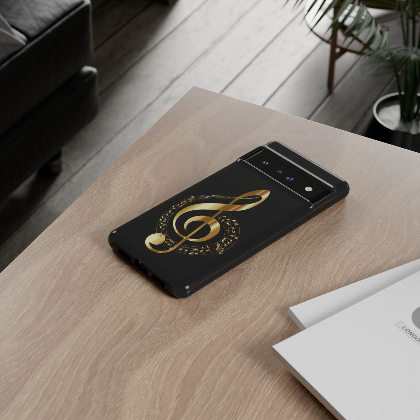 Tough Cases black gold musical Note
