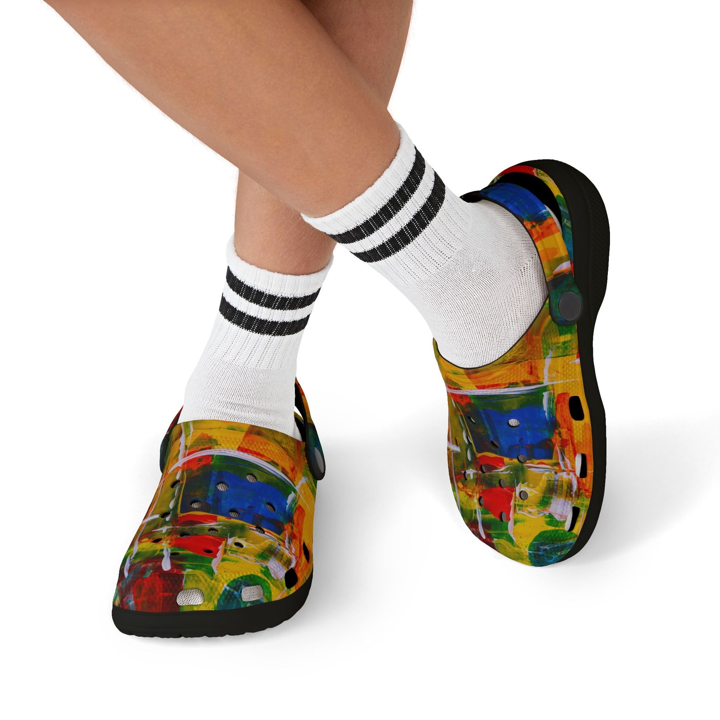 Colorful Kid's EVA Foam Clogs, Comfy Summer Footwear, Fun Accessories for Kids, Great for Playdates, Holidays & Vacations