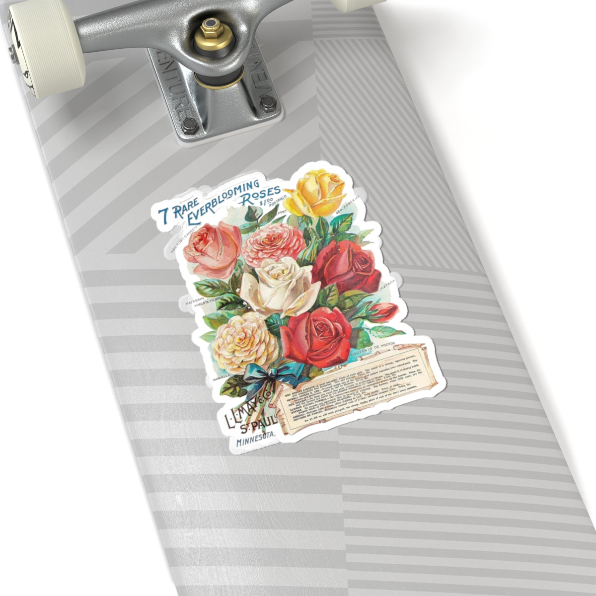 Vintage Rose Bouquet Kiss-Cut Stickers — Floral Laptop & Journal Decals
