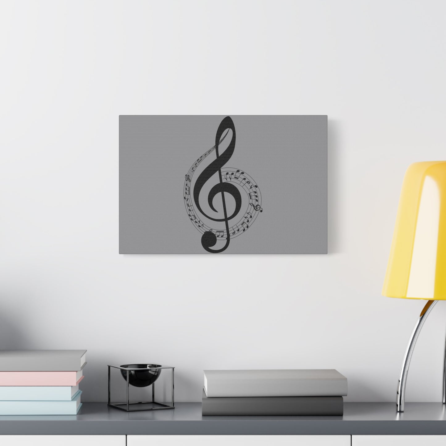 Musical Notes Canvas Print, Wall Art for Musicians, Music Lovers, Home Decor, Gift for Music Teacher, Birthday, Housewarming