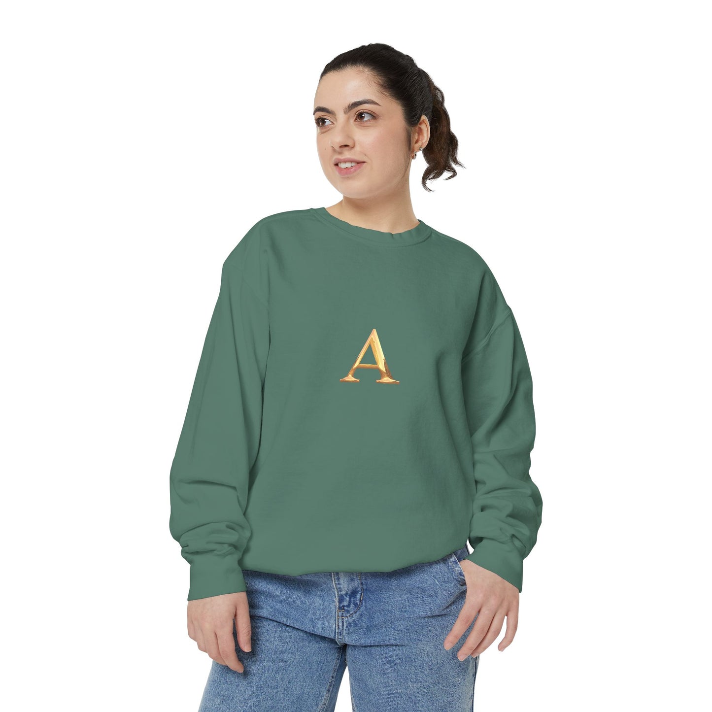 Stylish Monogrammed Sweatshirt, Personalized Gift, Cozy Layering, Casual Wear, Birthday, Holiday Present