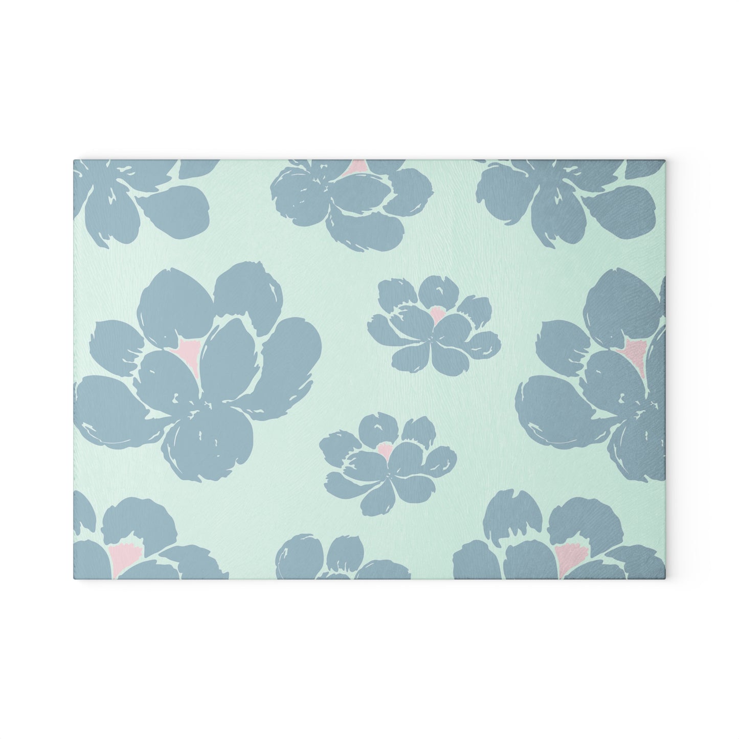 Floral Glass Cutting Board - Elegant Kitchen Decor, Perfect Gift for Housewarming, Bridal Shower, Wedding