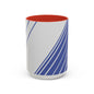 Elegant Stripe Accent Coffee Mug - Perfect for Gifts, Home Decor, Office, Birthdays, and Tea Lovers