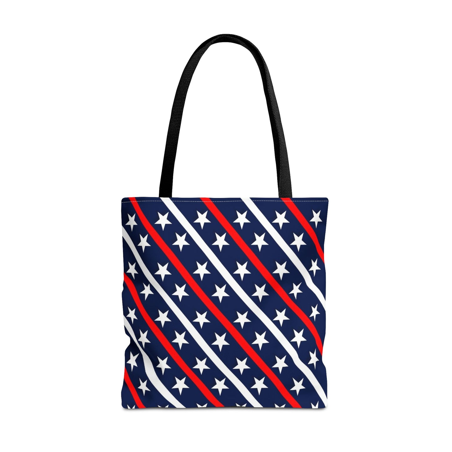 Patriotic Tote Bag, USA Flag Inspired, Star Patterned Purse, Summer BBQ, Independence Day, Memorial Day, Everyday Use