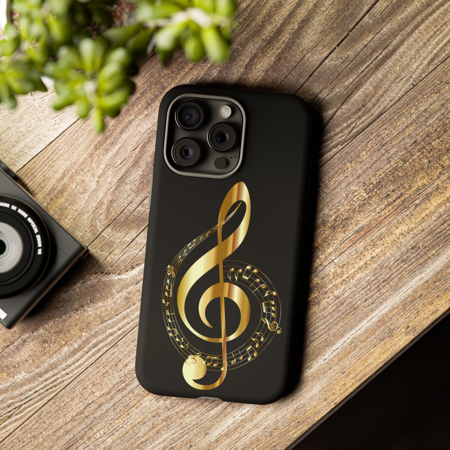 Tough Cases black gold musical Note