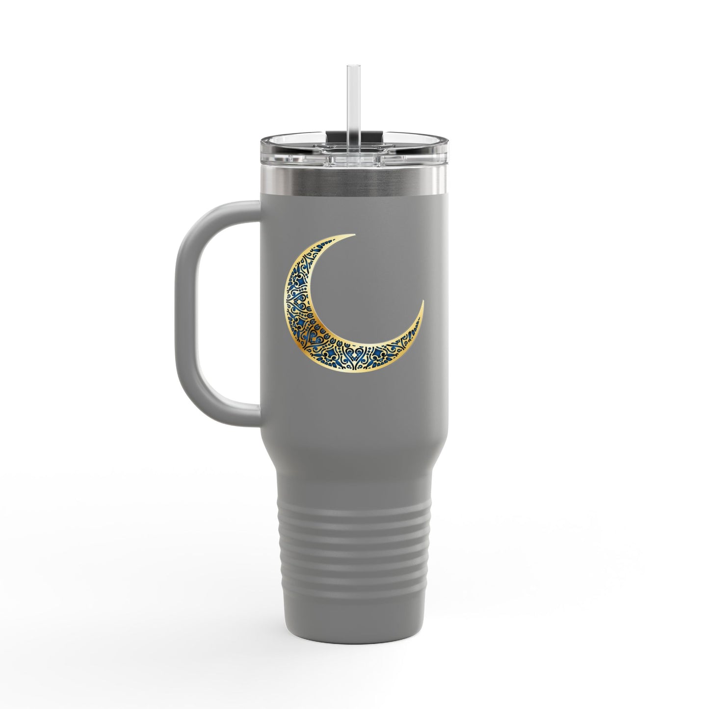 Sparkling Crescent Moon Travel Mug - 40oz Insulated Drinkware, Perfect for Coffee Lovers, Outdoor Adventures, Gifts for Her, Birthday, [...]