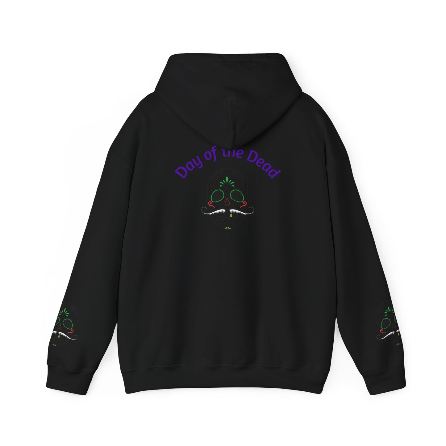 Day of the Dead Hoodie | Unisex Heavy Blend Sweatshirt, Skull Art, Mexican Holiday Apparel, Halloween Costume, Festival Gear