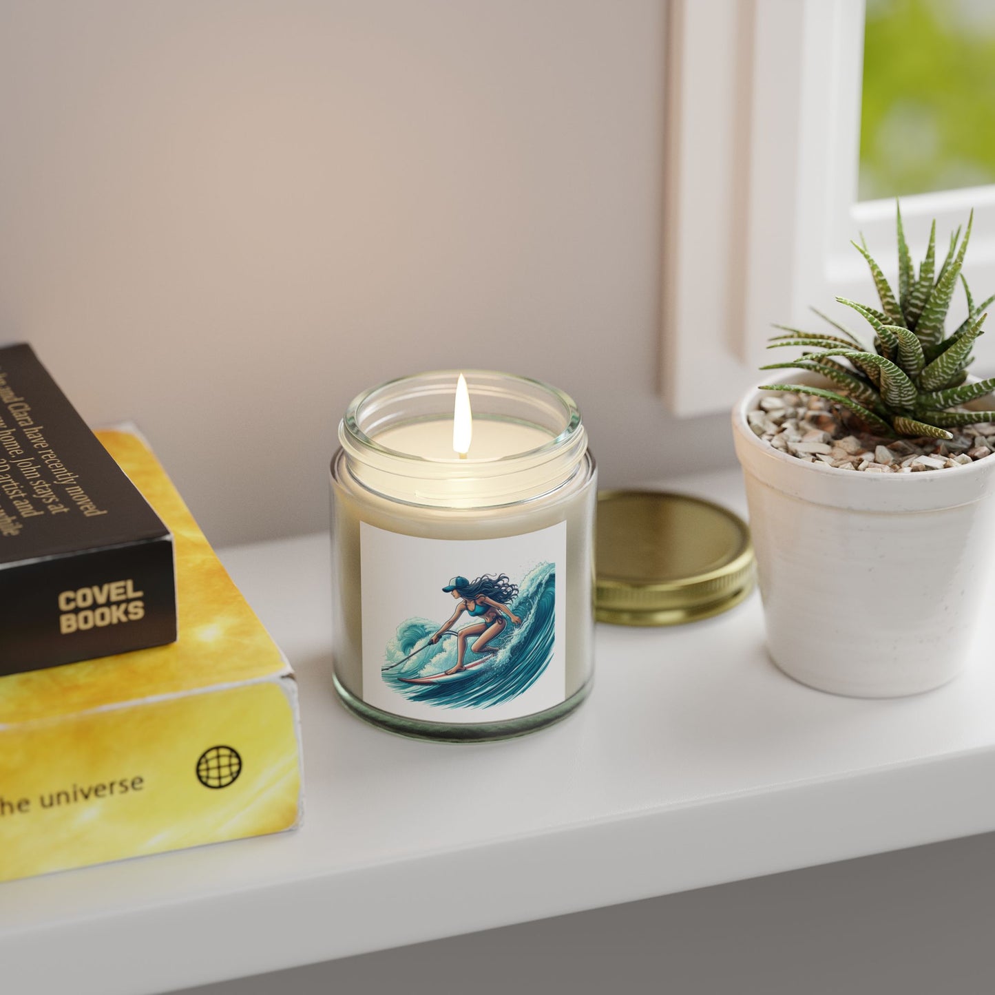 Scented Candles, Coconut Apricot Wax (4oz, 9oz)