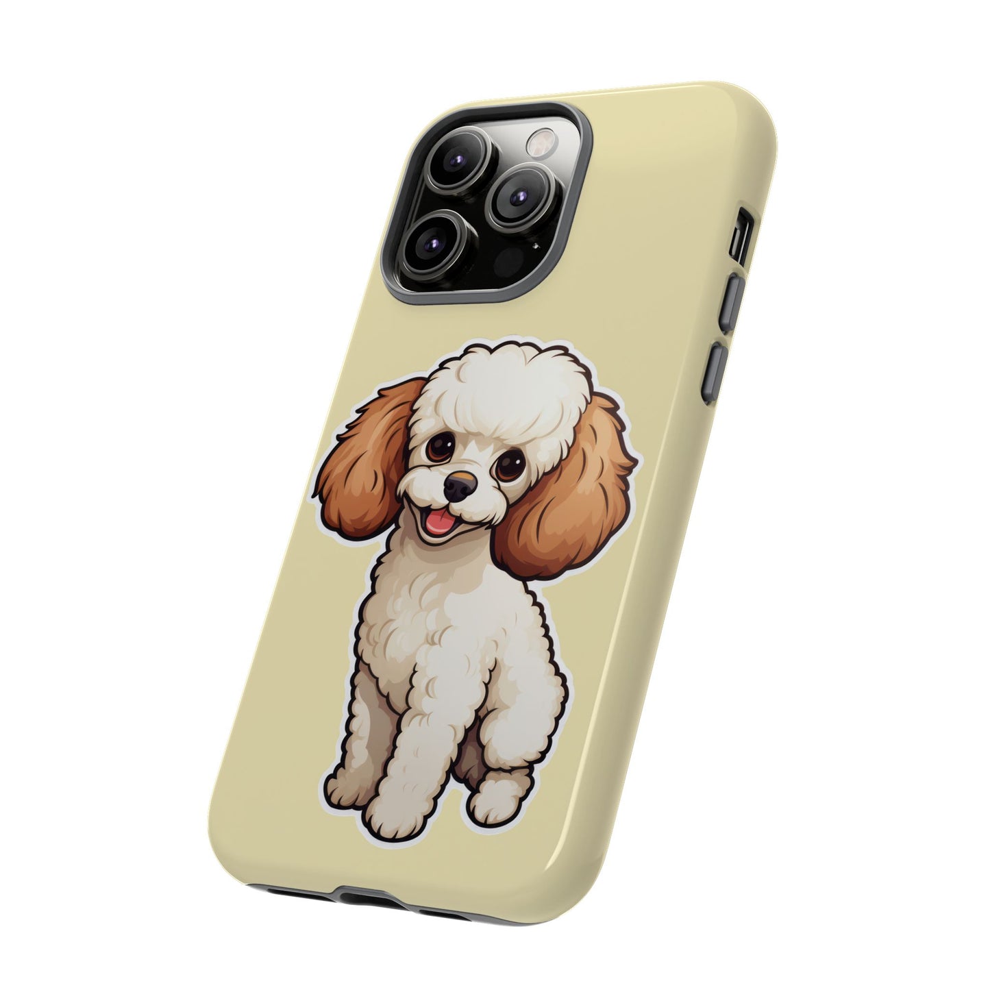 Cute Dog Phone Case, Pet Lover Gift, Custom Phone Cover, Cartoon Dog Case, Durable Phone Accessory