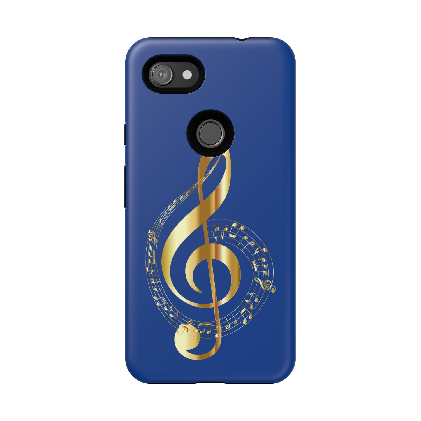 Tough Cases Blue and Gold Musical Note