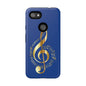 Tough Cases Blue and Gold Musical Note