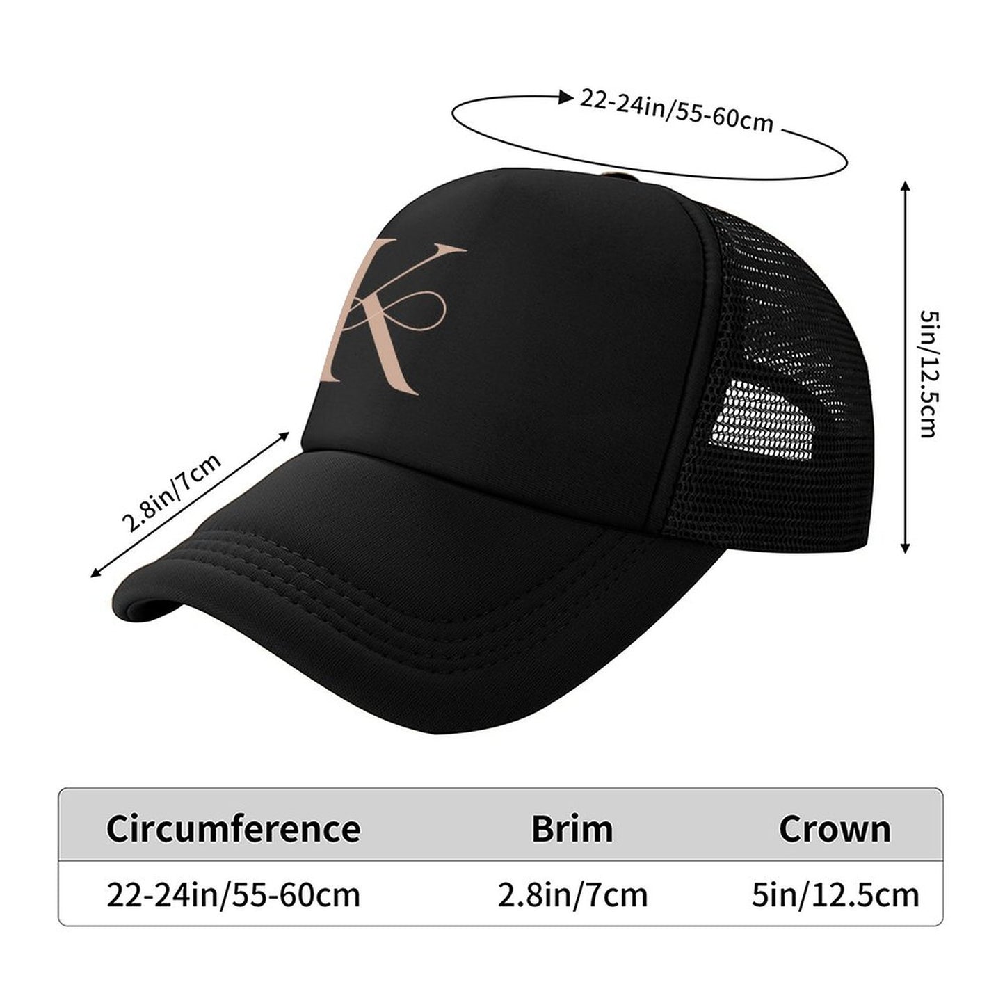 Summer Trucker Hat for Men (Front Printing)