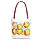 Colorful Beach Ball Tote Bag, Fun Tote for Summer