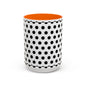 Elegant Polka Dot Mug - Stylish Coffee Cup for Home, Office, Gift for Birthdays, Anniversaries, Holidays, Unique Drinkware
