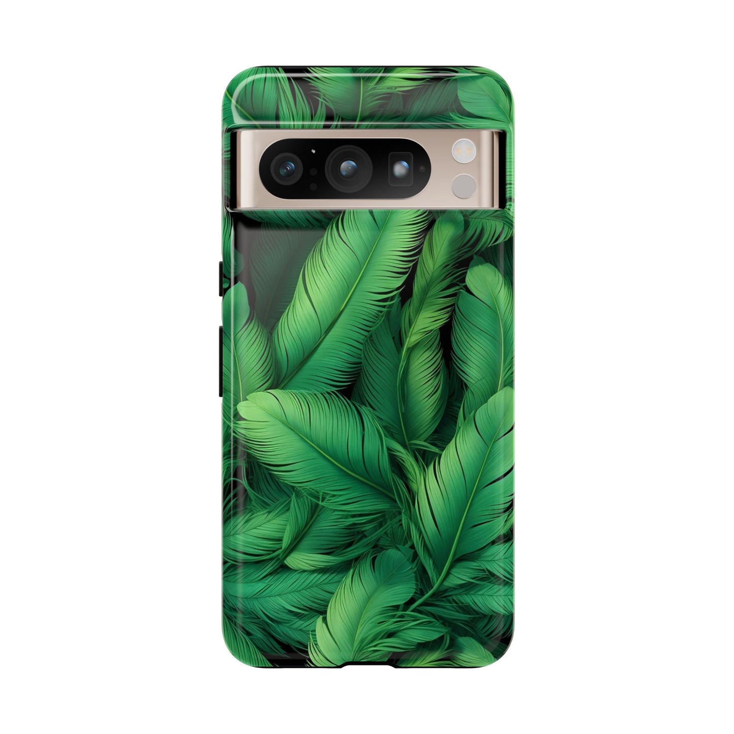 Tough Cases - Tropical Leaf Phone Case, Nature-inspired, Phone Accessory, Gift for Her, Jungle Theme, Eco-Friendly