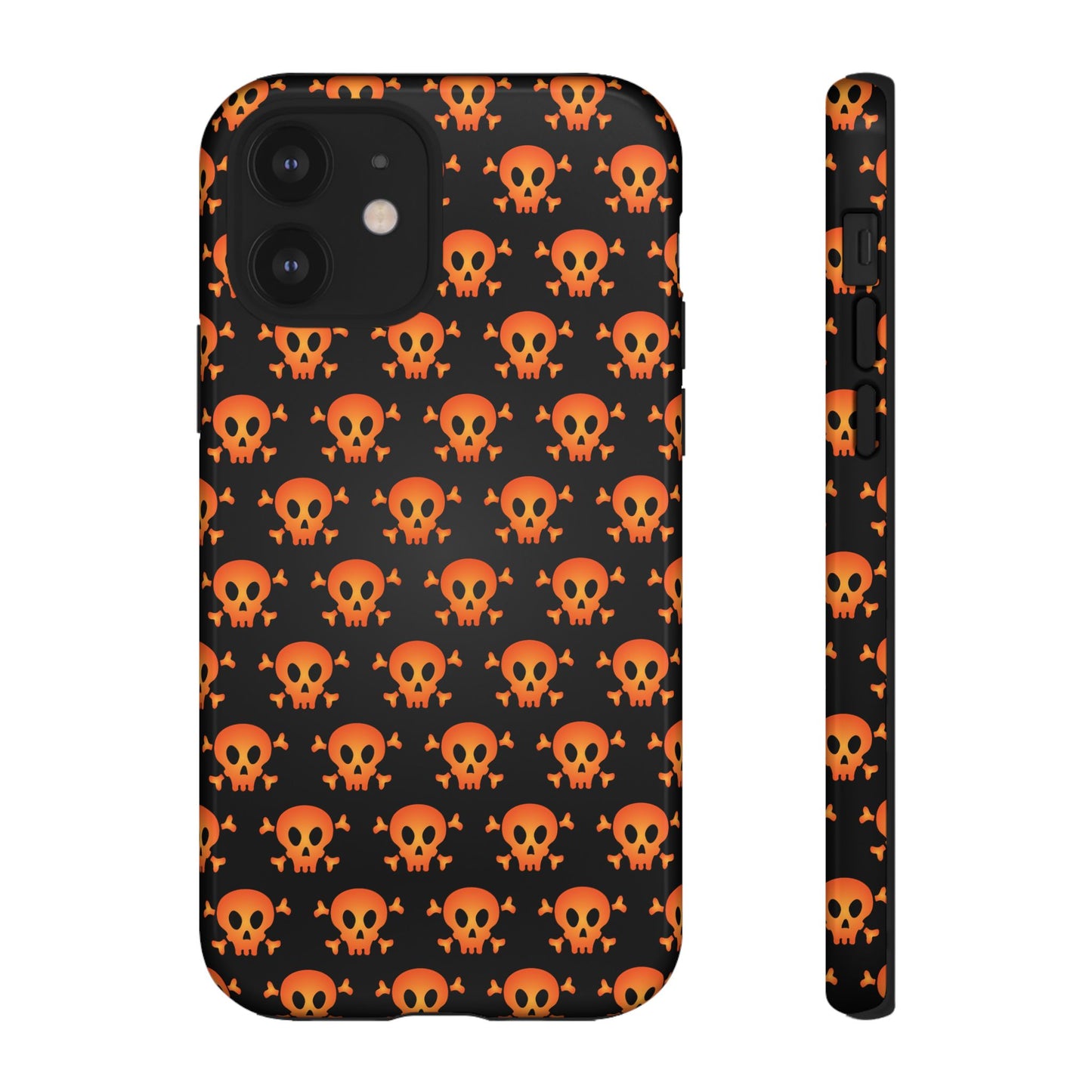 Halloween Skull Phone Case, Spooky Mobile Cover, Trick or Treat Accessory, Goth Gift, Skull Pattern Design