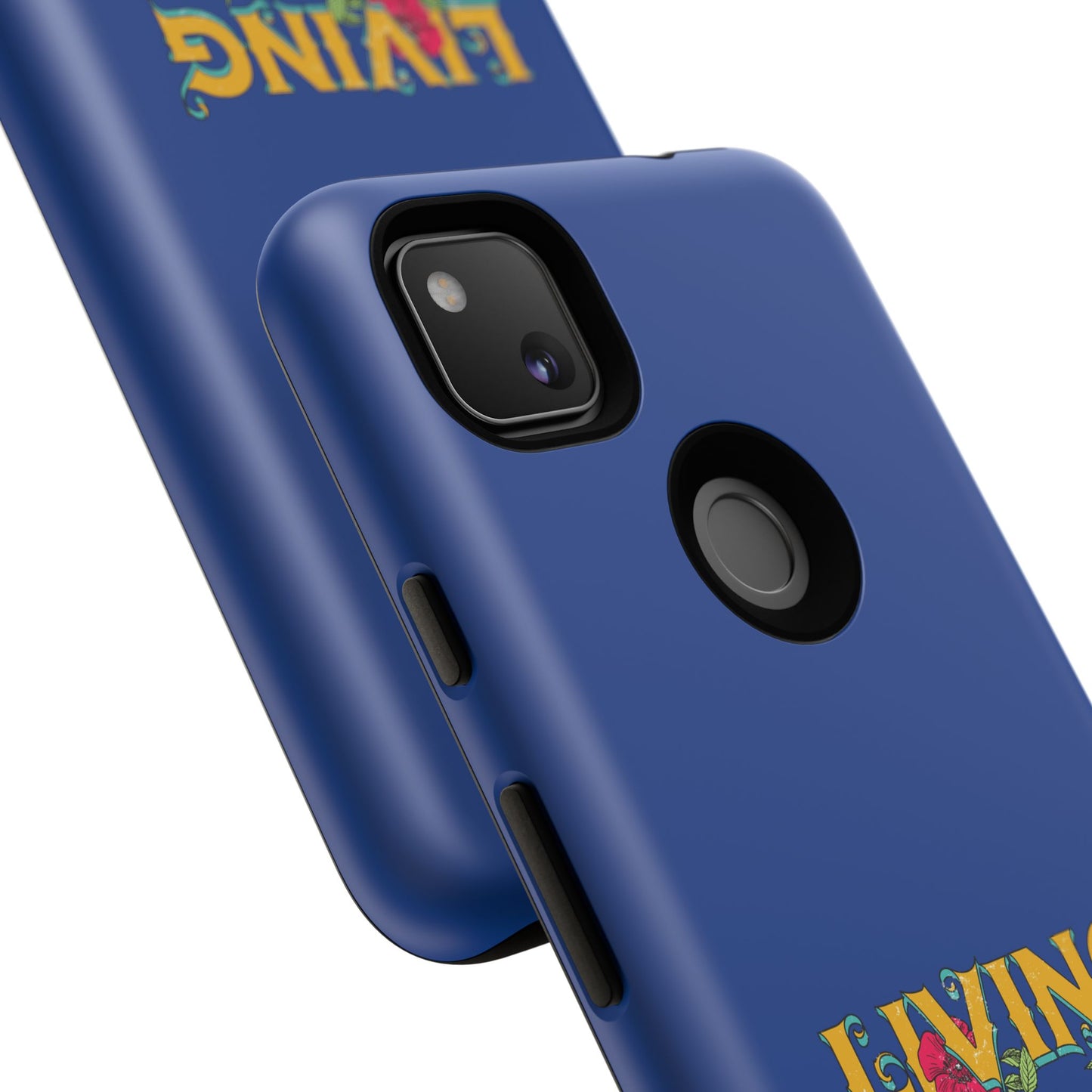 Living the Dream Phone Case, Floral Phone Cover, Tough Phone Case, Inspirational Gift, Boho Style Accessory, Dreamer Case