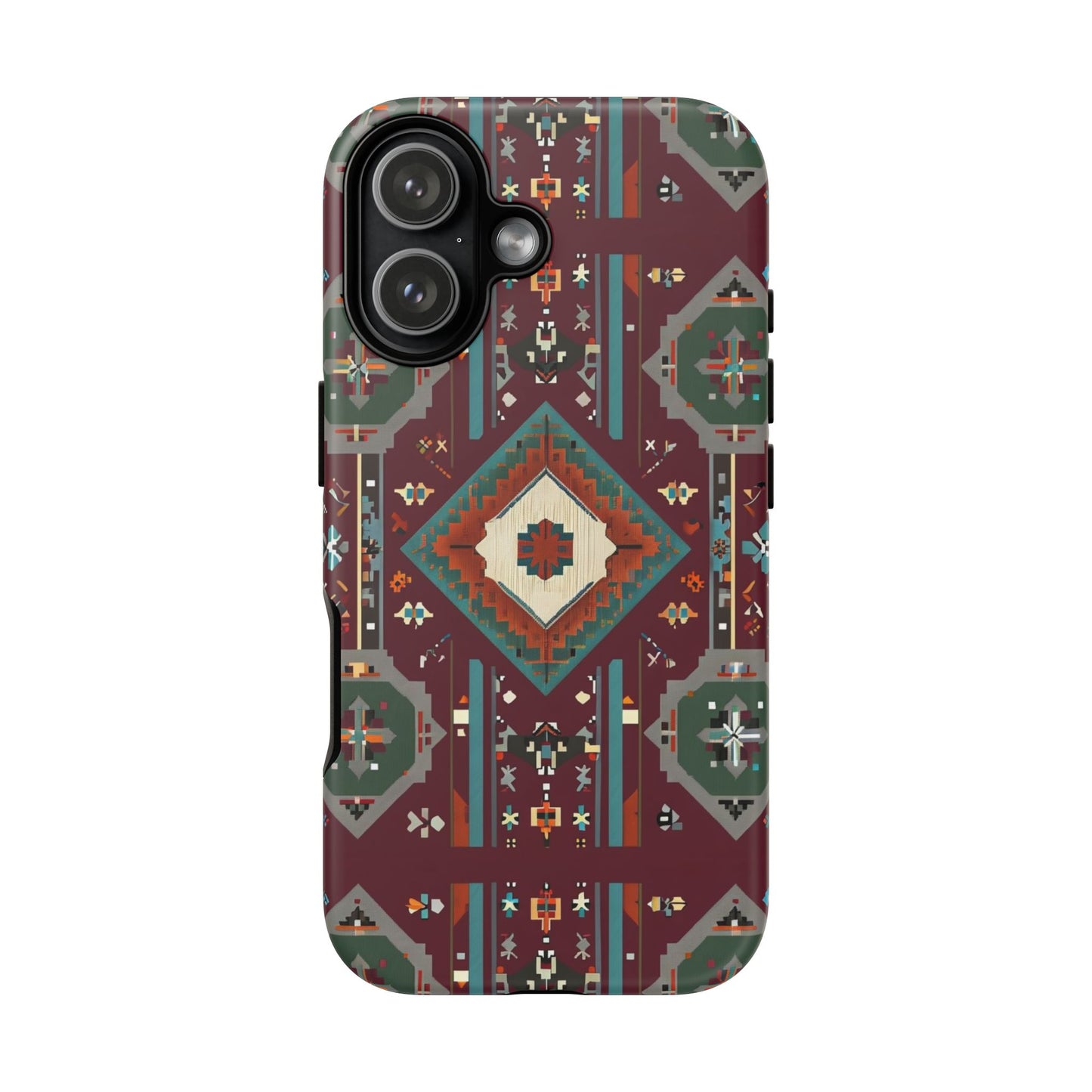 Tribal Pattern Phone Case - Boho Chic, Tough Durable Cover, Stylish Tech Accessory, Gift for Him/Her, Festival Essentials