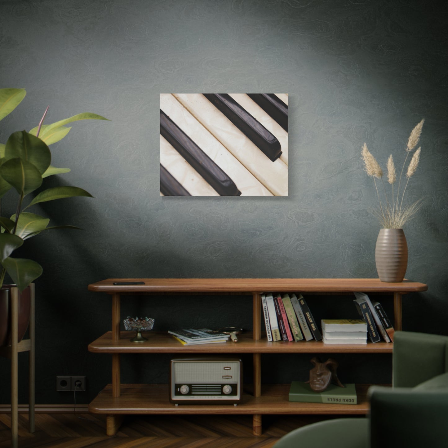 Piano Keys Canvas Wall Art, Music Decor for Home, Perfect Gift for Musicians or Music Lovers
