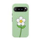 Floral Phone Case - Tough Cases for Nature Lovers, Cute Green Flower Design, iPhone Cover, Gift for Her, Spring Accessories