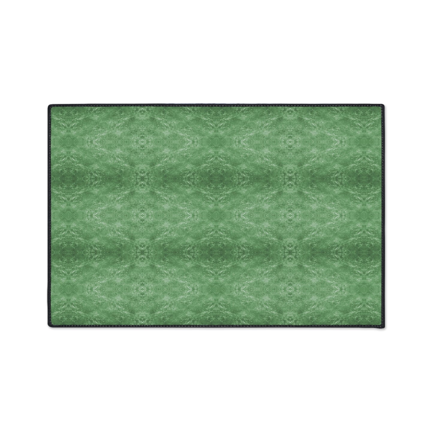 Green Textured Heavy-Duty Floor Mat — Durable Indoor/Outdoor Entry Rug