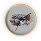 Rustic Eye Art Wall Clock, Unique Home Decor, Gift for Art Lovers
