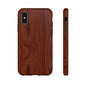 Wood Grain Phone Case, Stylish Tough Cases, Nature-Inspired Protective Cover, Unique Gifts for Him and Her, Eco-Friendly Tech Accessory