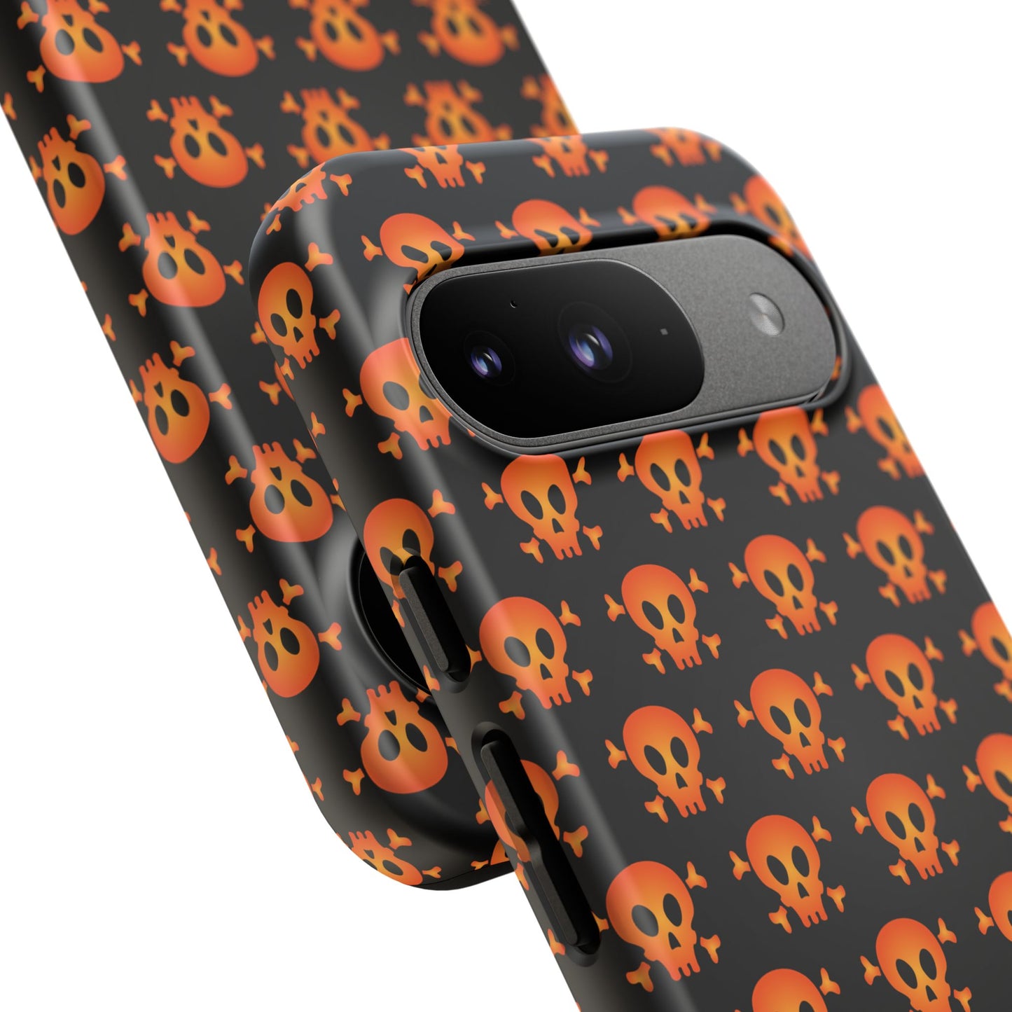 Halloween Skull Phone Case, Spooky Mobile Cover, Trick or Treat Accessory, Goth Gift, Skull Pattern Design