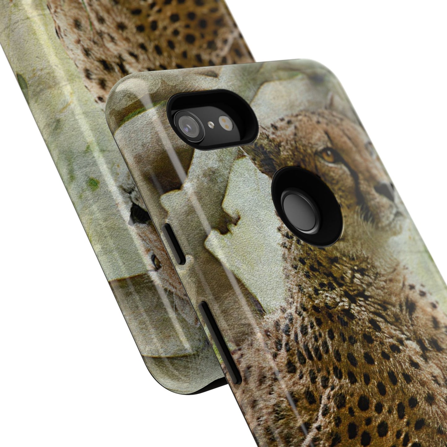 Cheetah Phone Case, Tough Cases, Animal Lover Gift, Wildlife Protection, Eco-Friendly Mobile Cover, Unique Phone Accessory