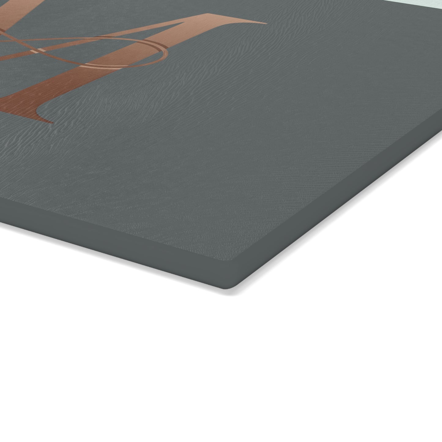 Personalized Glass Cutting Board with Elegant Initial Design, Kitchen Gift, Wedding Gift, Housewarming Gift, Custom Kitchen Decor