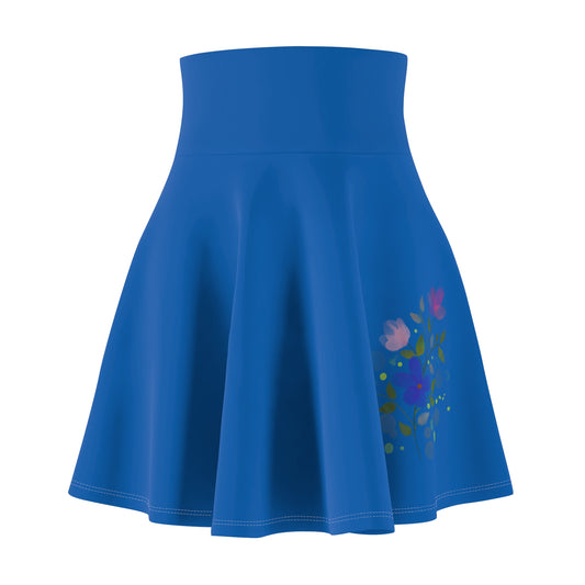 Vibrant Floral Women's Skater Skirt, Fun Summer Skirt, Casual Skirt for Everyday Wear, Perfect Gift for Her, Stylish Women’s Clothing