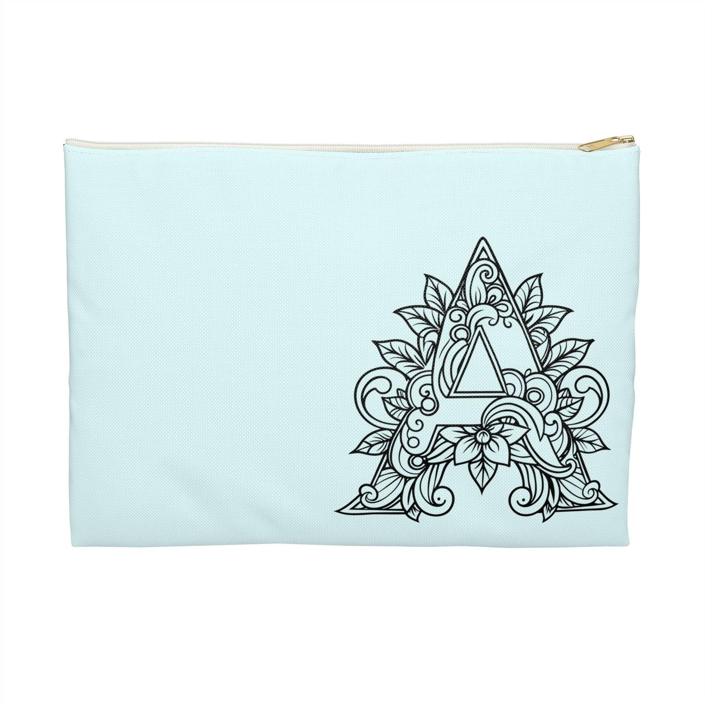 Bohemian Accessory Pouch for Organized Essentials - Letter A